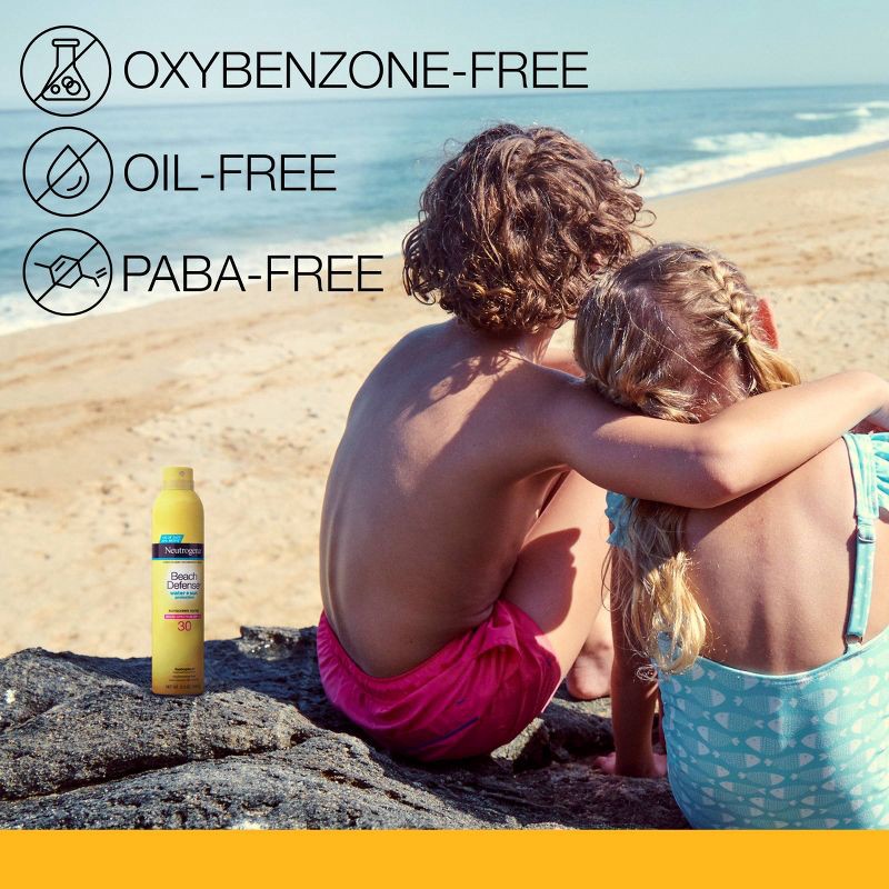 slide 12 of 13, Neutrogena Beach Defense Sunscreen Spray - SPF 30 - 8.5oz, 30 x 8.5 oz