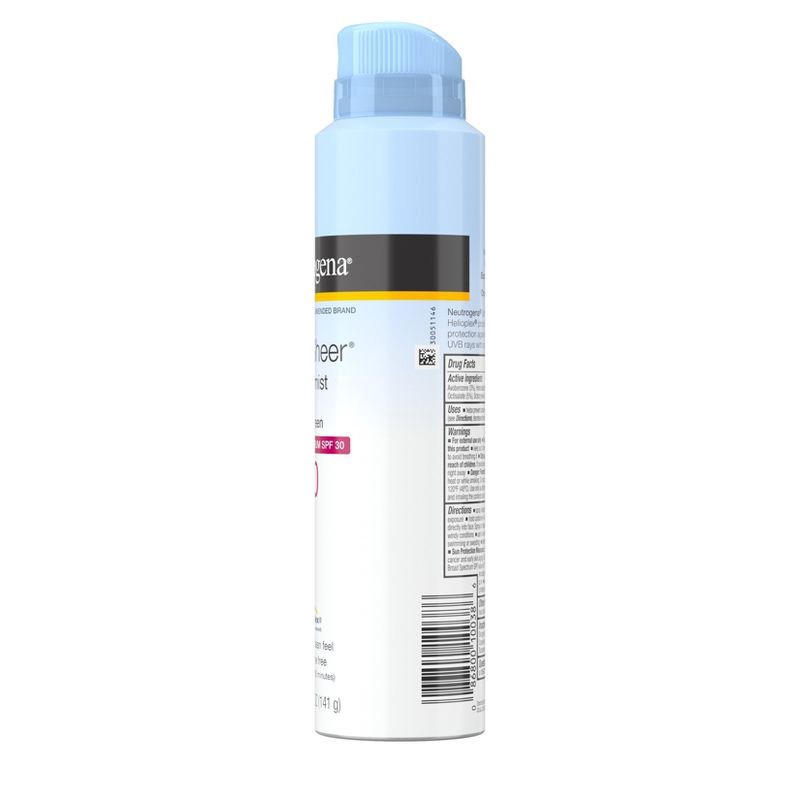 slide 5 of 7, Neutrogena Ultra Sheer Lightweight Sunscreen Spray - SPF 30 - 5oz, 30 x 5 oz