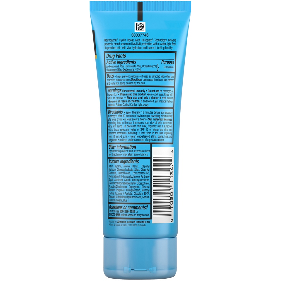 slide 2 of 6, Neutrogena Gel Moisturizing Sunscreen Lotion - SPF 50, 3 fl oz