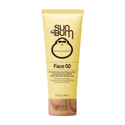 Sun Bum Sunscreen Face Lotion - SPF 50 - 3 fl oz: Oil-Free, Paraben-Free, Vegan, Original Scent