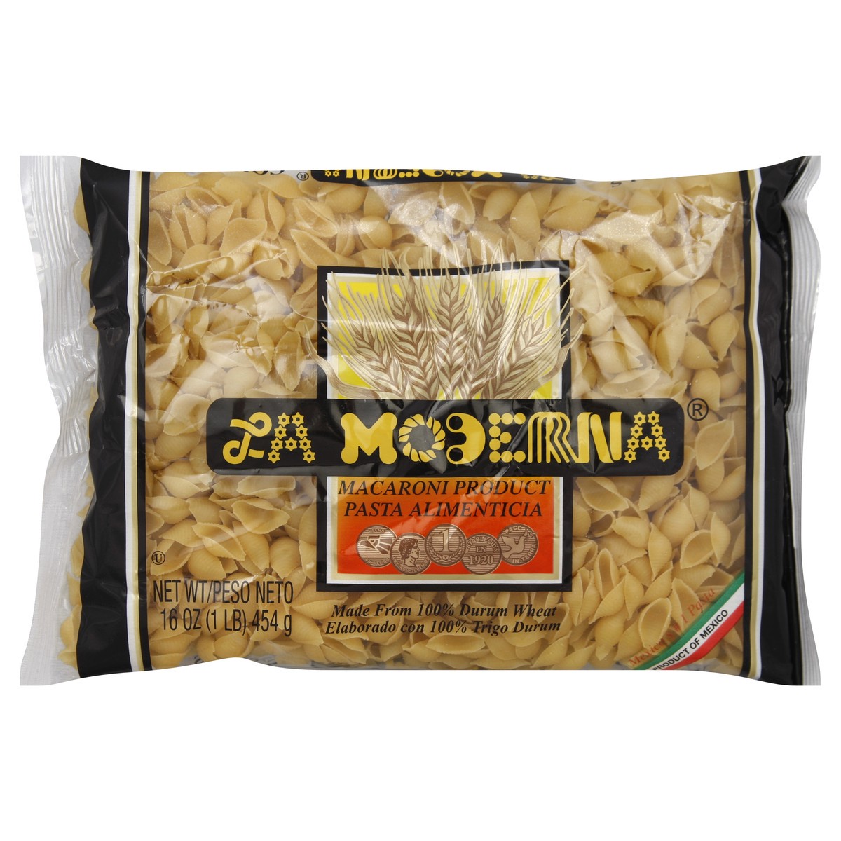 slide 4 of 5, La Moderna Macaroni Shells, 16 oz