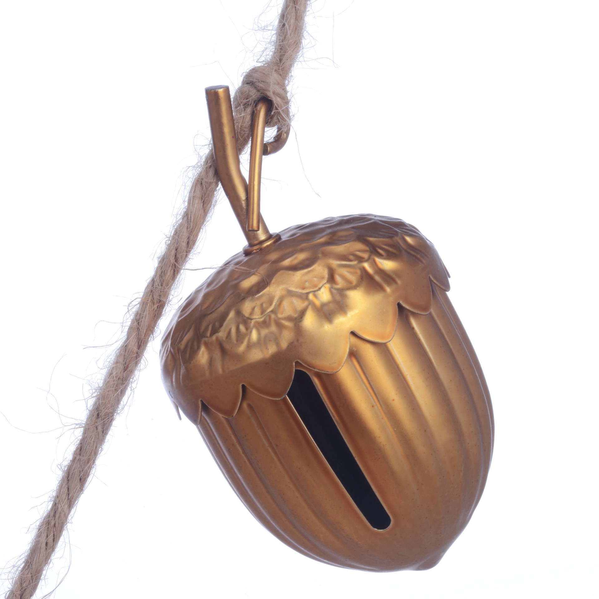 slide 2 of 2, 6ft. Gold Acorn Bells Garland By Ashland, 6 ft