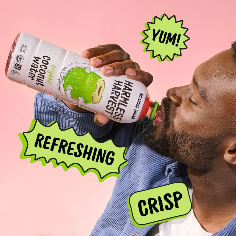 slide 5 of 7, Harmless Harvest Organic Coconut Water - 32 fl oz, 32 fl oz