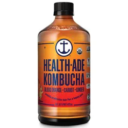 Health-Ade Organic Vegan Blood Orange Carrot Ginger Kombucha - 16 fl oz