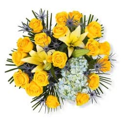 Bloom Haus 18 Plus Rose Bouquet - Yellow