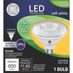 GE Household Lighting GE 75W PAR30 LED Light Bulbs Soft White