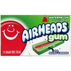 Airheads Watermelon Gum - 14ct/1.23oz