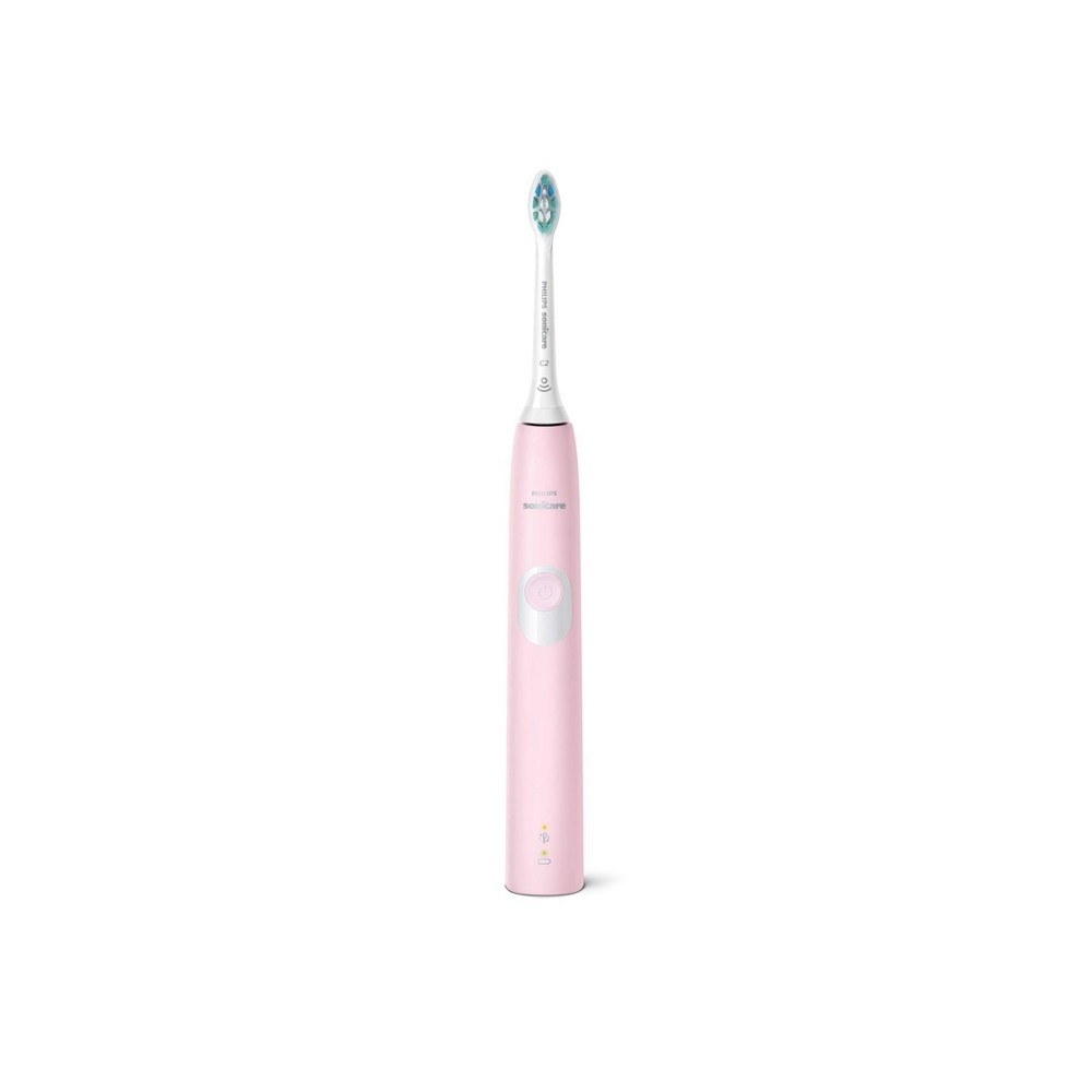 slide 5 of 6, Philips Sonicare Protective Clean 4100 Plaque Control Pink Rechargeable Electric Toothbrush - HX6810/50, 1 ct