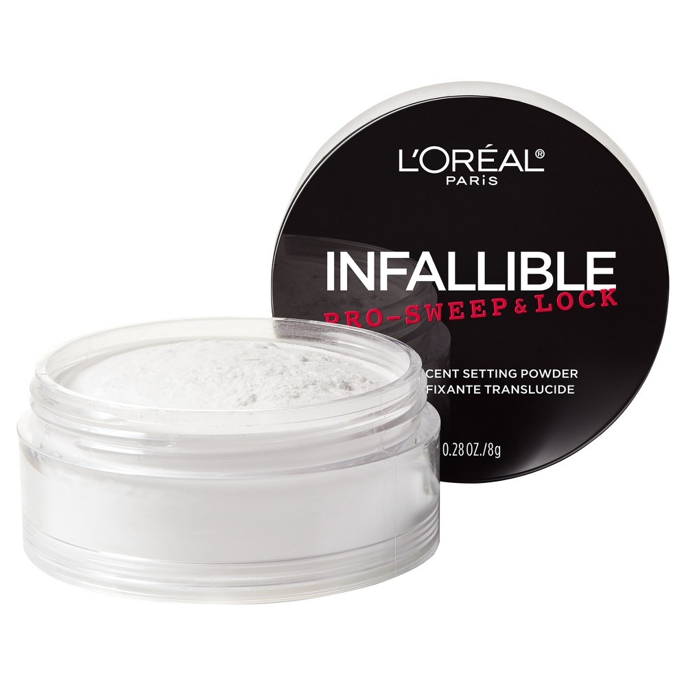slide 3 of 3, L'Oreal Paris L'Oréal Paris Infallible Pro Sweep & Lock Loose Setting Powder Translucent- 0.28oz, 0.28 oz