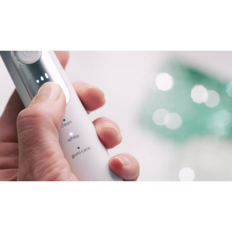 slide 2 of 8, Philips Sonicare ProtectiveClean 6100 Whitening Rechargeable Electric Toothbrush - HX6877/21 - White, 1 ct