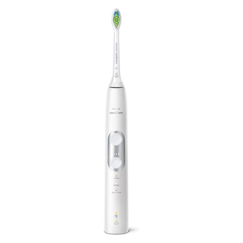 slide 5 of 6, Philips Sonicare ProtectiveClean 6100 Whitening Rechargeable Electric Toothbrush - HX6877/21 - White, 1 ct