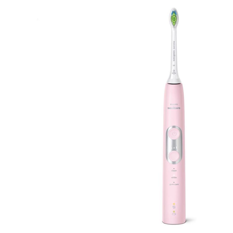 slide 3 of 6, Philips Sonicare ProtectiveClean 6100 Whitening Rechargeable Electric Toothbrush - HX6876/21 - Pink, 1 ct