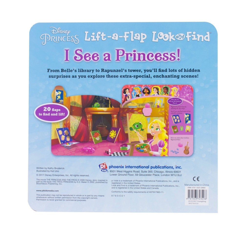 slide 4 of 4, Disney Princess - I See a Princess! Lift-a-Flap Look and Find Book - by Phoenix (Board Book), 1 ct