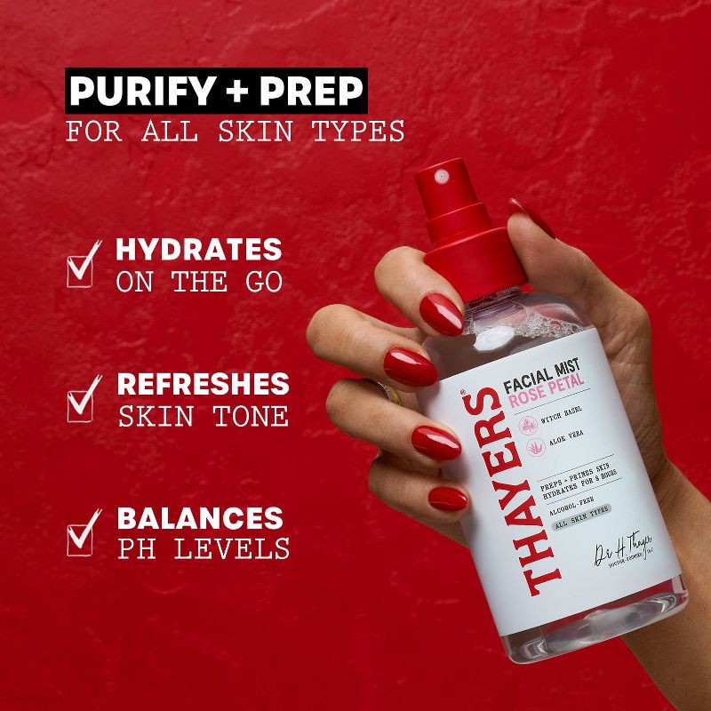 slide 3 of 7, Thayers Natural Remedies Witch Hazel Alcohol Free Toner Facial Mist with Rose - 8 fl oz, 8 fl oz