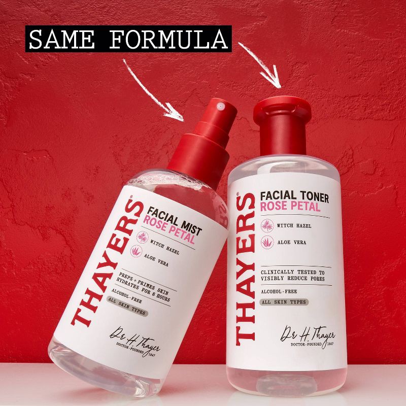 slide 6 of 7, Thayers Natural Remedies Witch Hazel Alcohol Free Toner Facial Mist with Rose - 8 fl oz, 8 fl oz