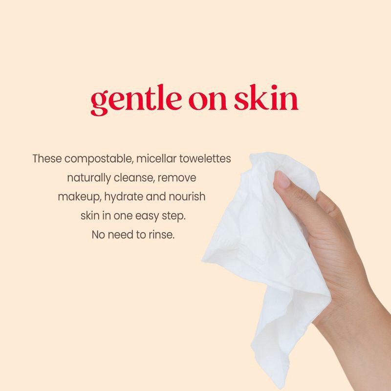 slide 4 of 22, Burt's Bees Facial Cleansing Towelettes Micellar Coconut & Lotus - Unscented - 30ct, 30 ct
