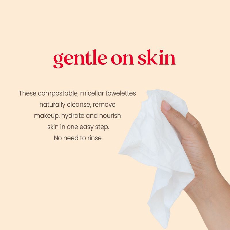 slide 4 of 20, Burt's Bees Facial Cleansing Towelettes Micellar Coconut & Lotus - Unscented - 30ct, 30 ct