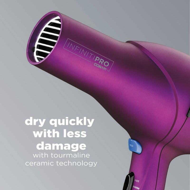 slide 4 of 11, Conair Magenta Soft Touch AC Motor Salon Professional Hair Dryer - 1875 Watts, 1 ct