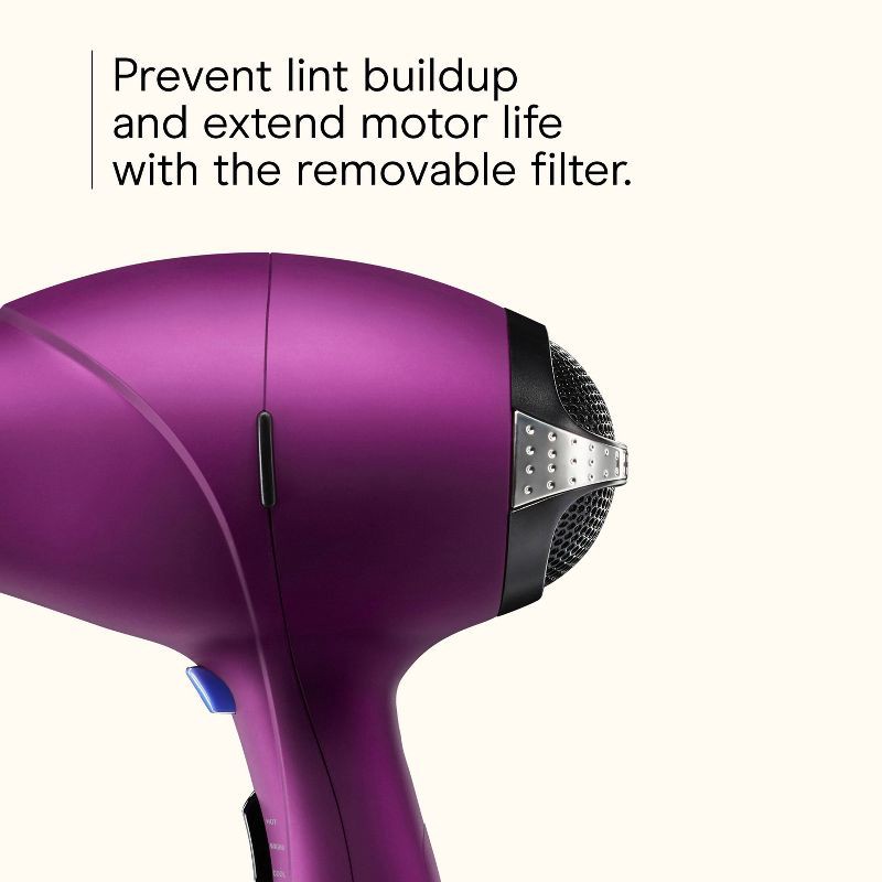 slide 4 of 9, Conair Magenta Soft Touch AC Motor Salon Professional Hair Dryer - 1875 Watts, 1 ct