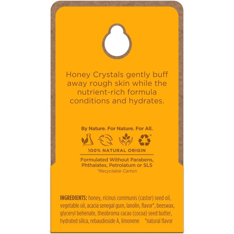 slide 8 of 8, Burt's Bees Natural Conditioning Lip Scrub with Exfoliating Honey Crystals - 0.25oz, 0.25 oz