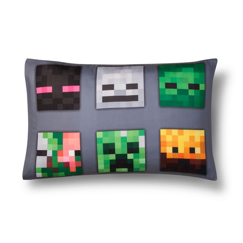 slide 1 of 3, Minecraft Standard Kids' Pillow Cases, 1 ct