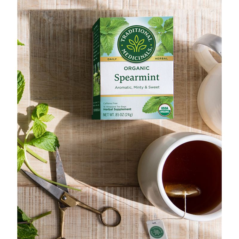 slide 12 of 12, Traditional Medicinals Traditional Spearmint - 16ct, 16 ct