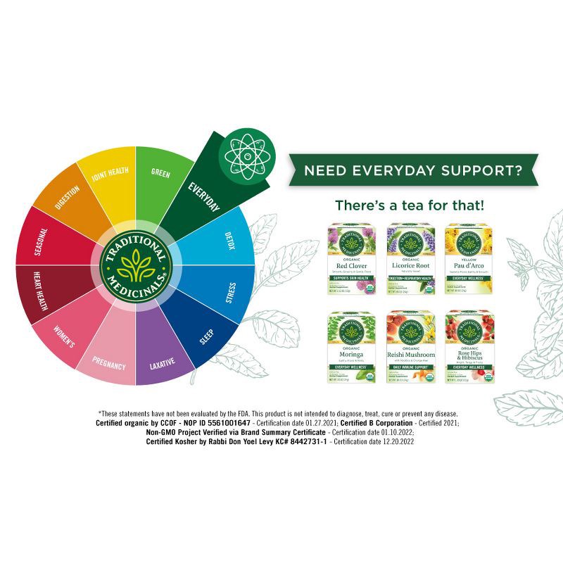 slide 11 of 12, Traditional Medicinals Traditional Spearmint - 16ct, 16 ct