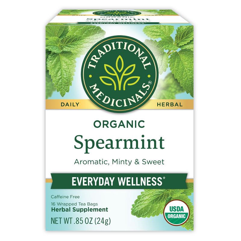 slide 1 of 6, Traditional Medicinals Traditional Spearmint - 16ct, 16 ct