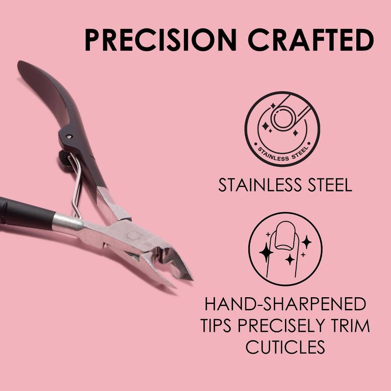 slide 4 of 11, JAPONESQUE Cuticle Nipper Soft Touch, 1 ct