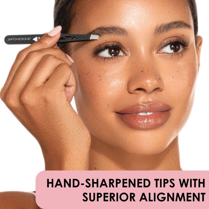 slide 3 of 10, JAPONESQUE Slant Tweezer Midnight, 1 ct
