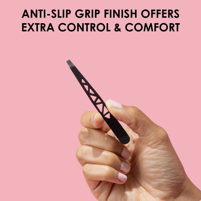 slide 9 of 10, JAPONESQUE Slant Tweezer Midnight, 1 ct
