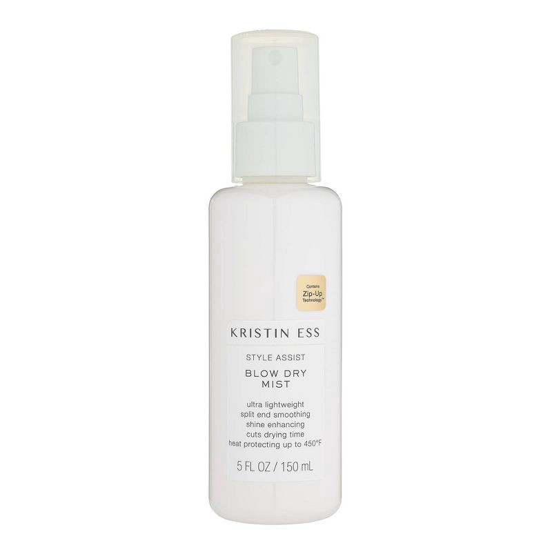 slide 2 of 8, Kristin Ess 450°F Hydrating Heat Protectant Spray - Style Assist Blow Dry Mist for Straight, Wavy + Curly Hair - 5 fl oz, 5 fl oz