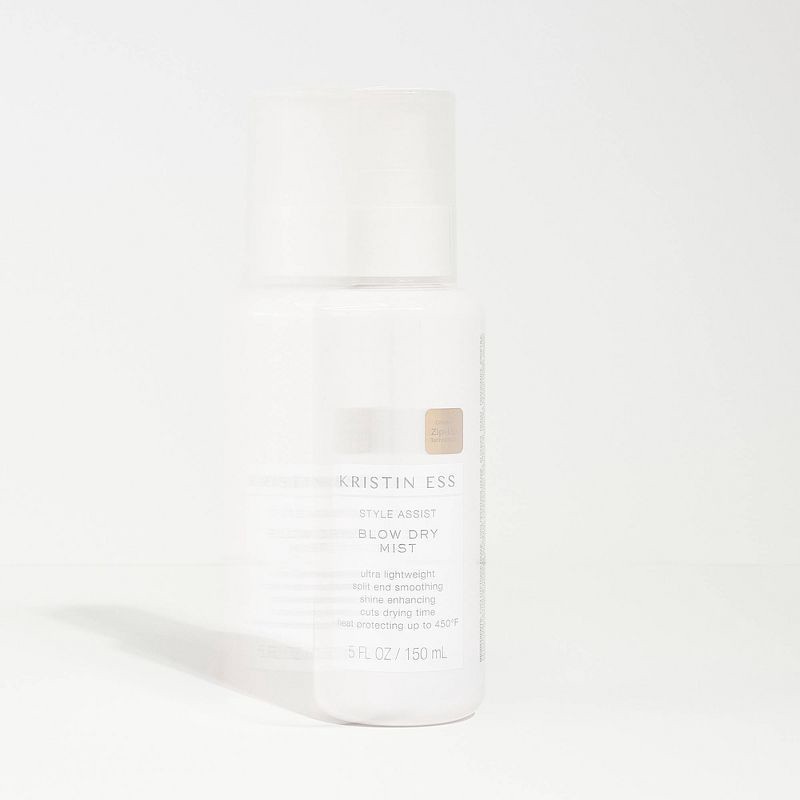 slide 6 of 8, Kristin Ess 450°F Hydrating Heat Protectant Spray - Style Assist Blow Dry Mist for Straight, Wavy + Curly Hair - 5 fl oz, 5 fl oz