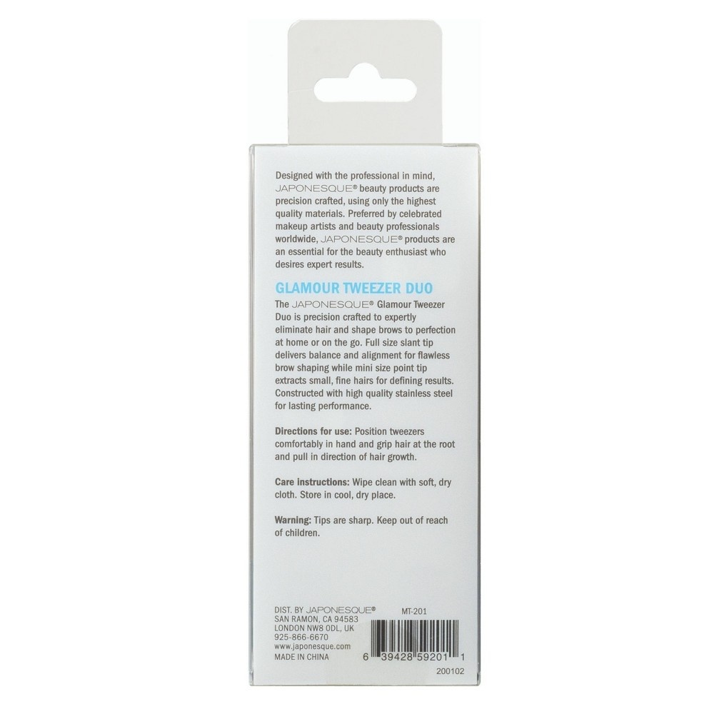 slide 6 of 9, JAPONESQUE Glamour Tweezer Duo, 1 ct