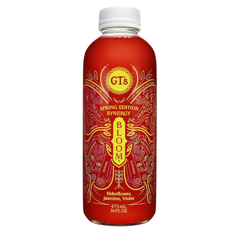 slide 1 of 2, GT's Synergy Seasonal Organic Kombucha - 16 fl oz, 16 fl oz