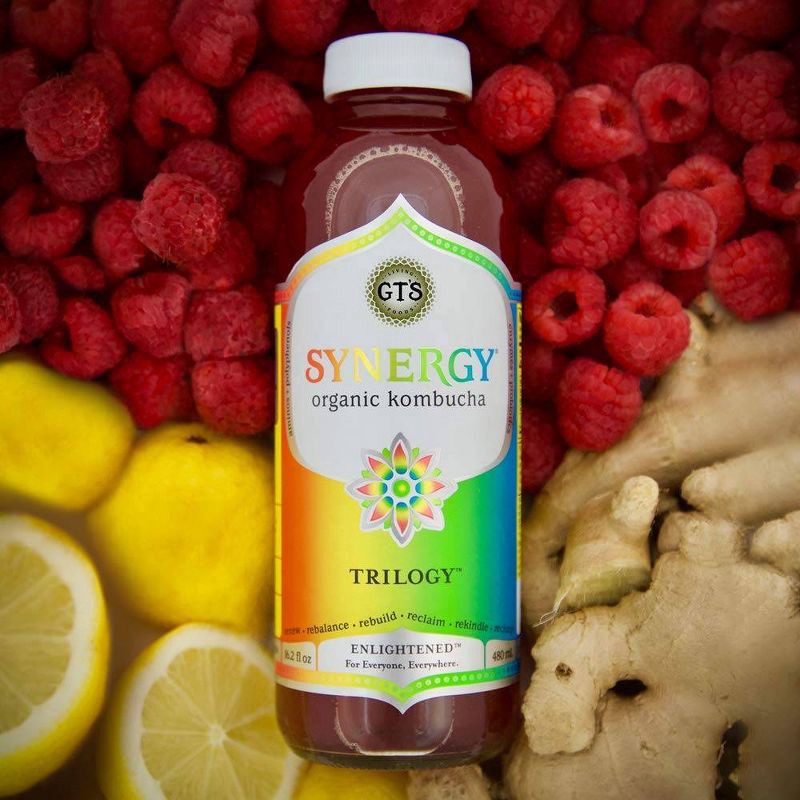 slide 3 of 4, GT's Synergy Trilogy Organic Kombucha - 48 fl oz, 48 fl oz