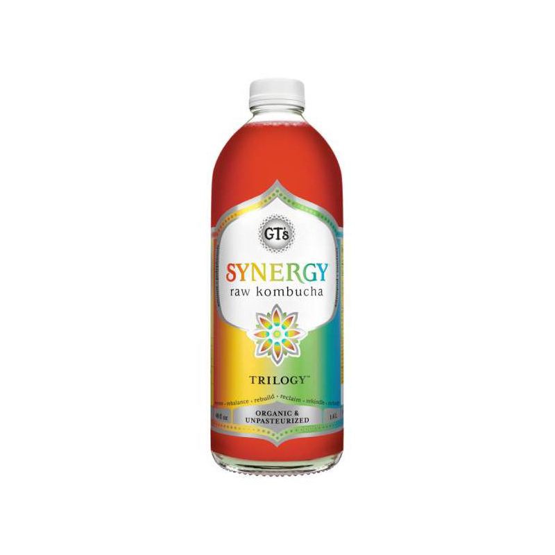 slide 1 of 4, GT's Synergy Trilogy Organic Kombucha - 48 fl oz, 48 fl oz