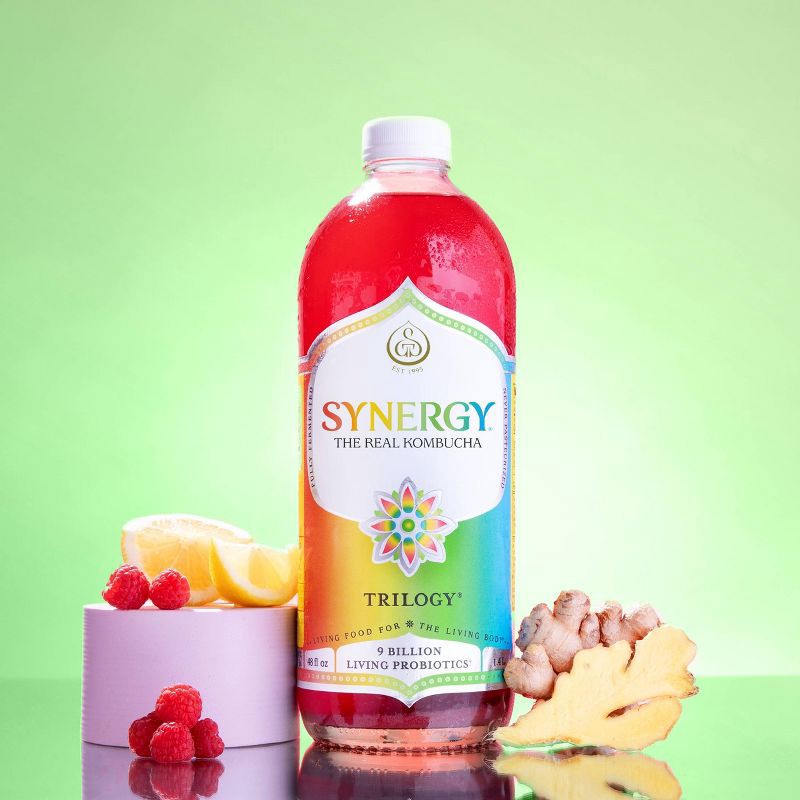 slide 7 of 8, GT's Synergy The Real Kombucha, Trilogy - 48oz, 48 oz