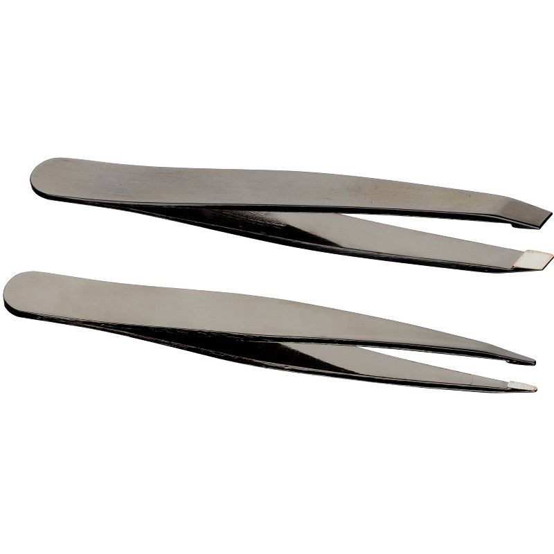 slide 2 of 12, JAPONESQUE Slant & Point Tweezer Duo, 1 ct