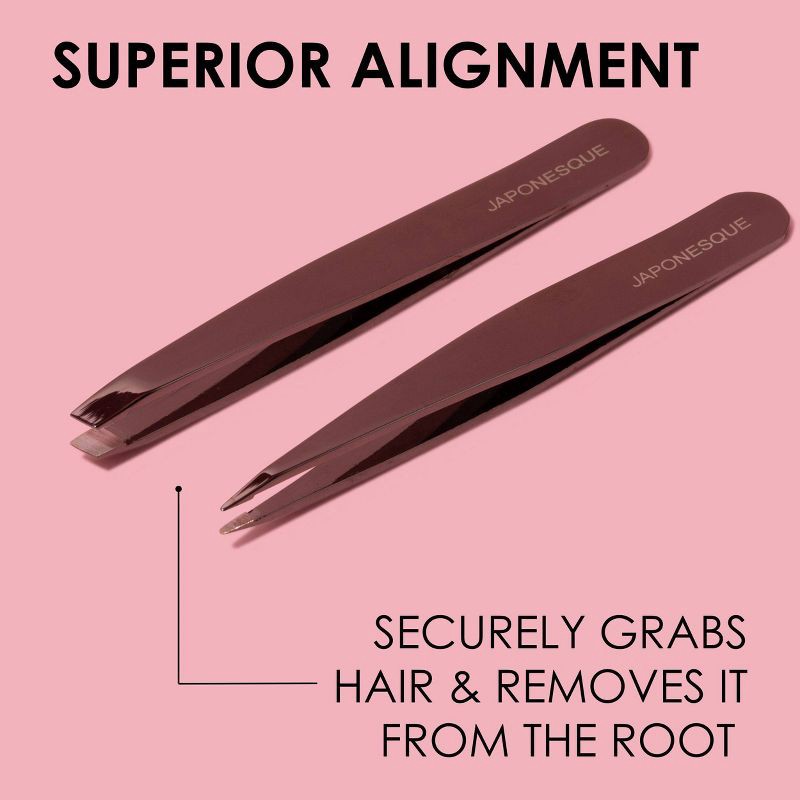 slide 6 of 12, JAPONESQUE Slant & Point Tweezer Duo, 1 ct