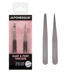 JAPONESQUE Slant & Point Tweezer Duo