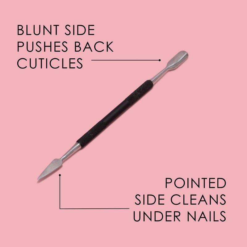 slide 9 of 9, JAPONESQUE Toenail Clipper & Cuticle Pusher Soft Touch, 1 ct