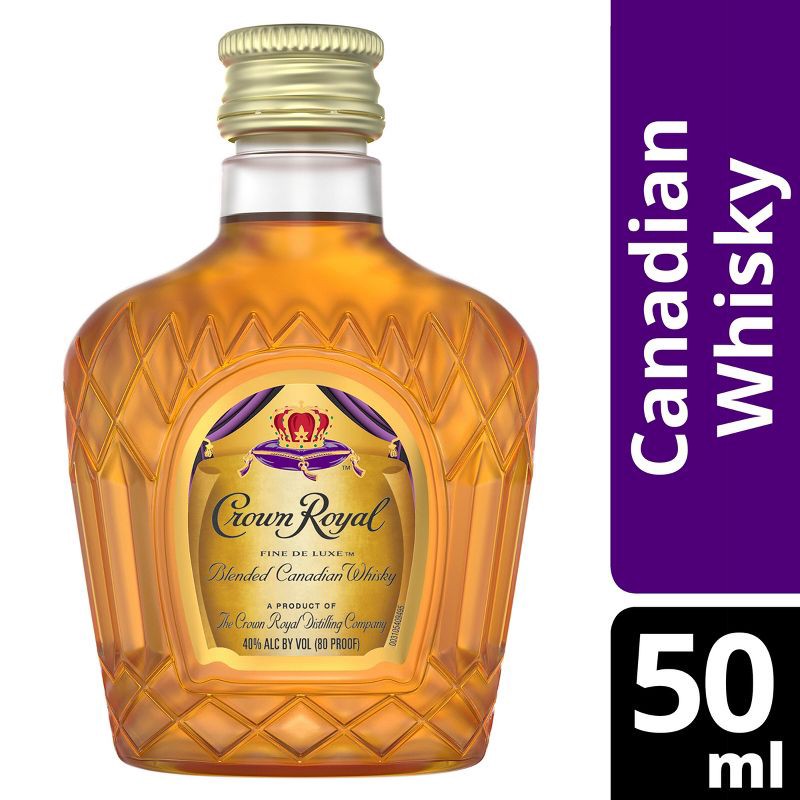 slide 9 of 15, Crown Royal Canadian Whisky - 50ml Plastic Bottle, 50 ml