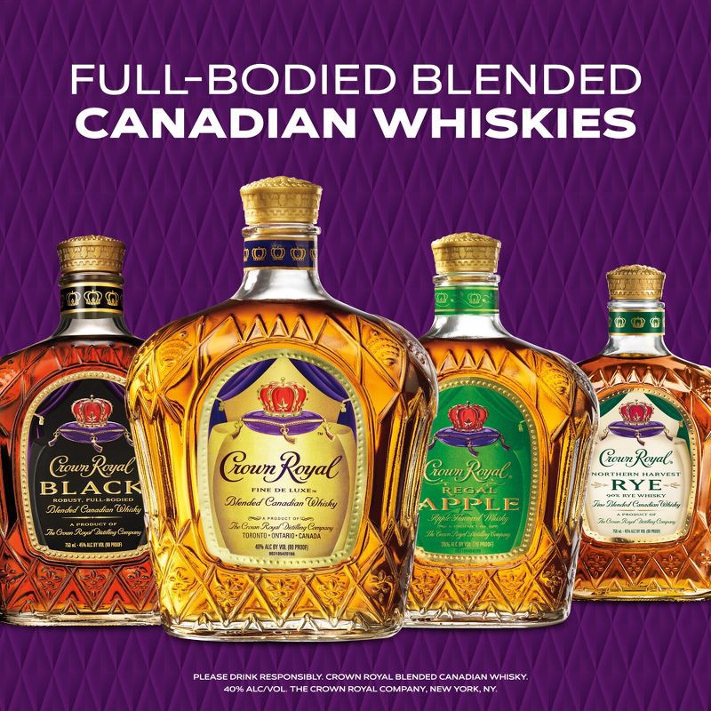 slide 5 of 15, Crown Royal Canadian Whisky - 50ml Plastic Bottle, 50 ml