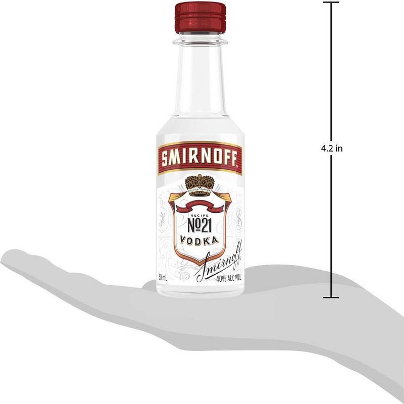 slide 4 of 13, Smirnoff Vodka - 50ml Bottle, 50 ml