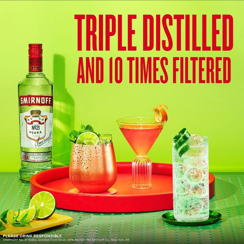 slide 8 of 12, Smirnoff Vodka - 50ml Bottle, 50 ml