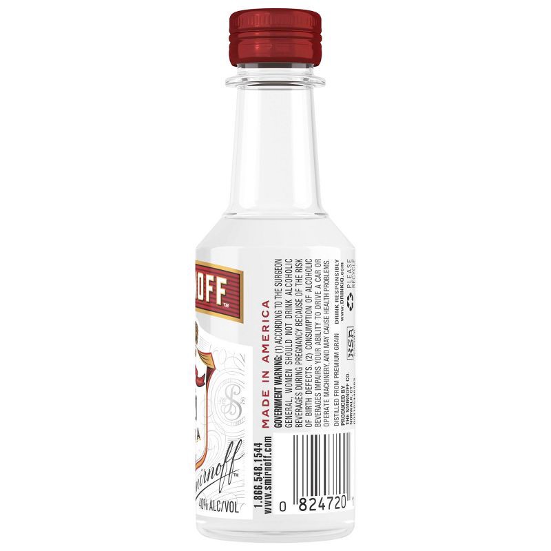 slide 8 of 13, Smirnoff Vodka - 50ml Bottle, 50 ml