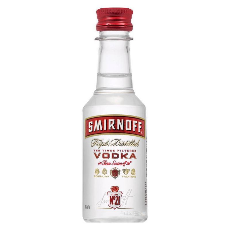 slide 1 of 12, Smirnoff Vodka - 50ml Bottle, 50 ml