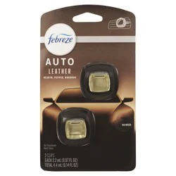 Febreze Auto Leather Air Freshener 2 ea