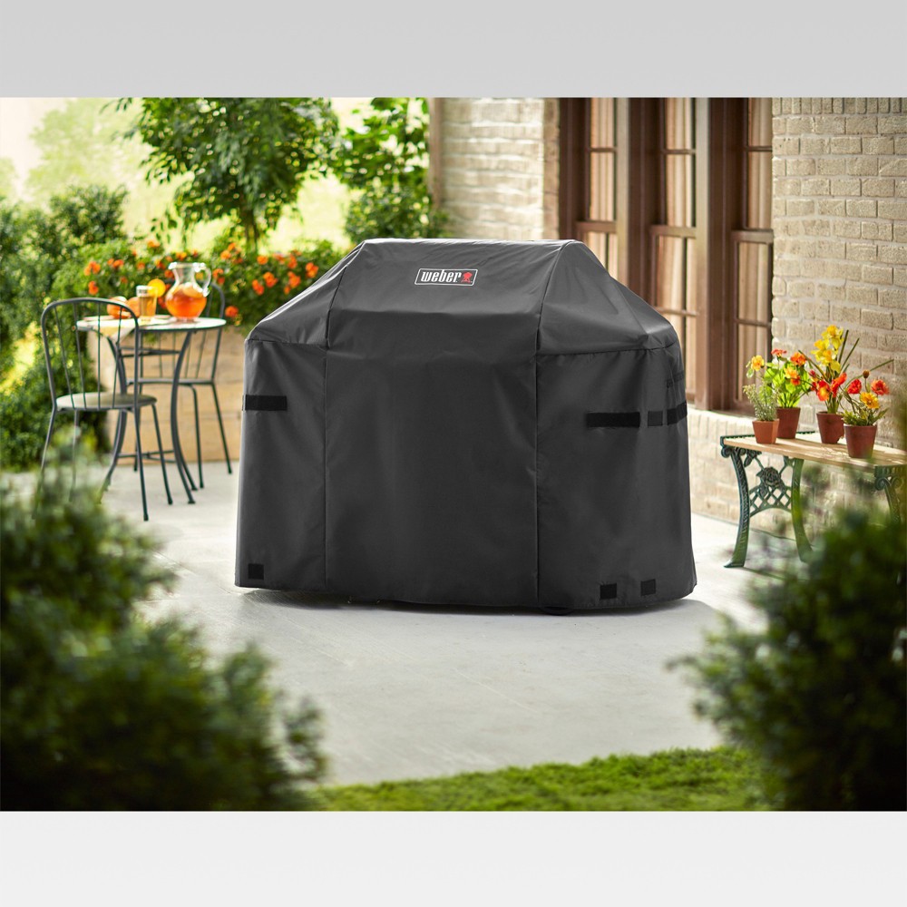 slide 3 of 3, Weber Spirit 300 and Spirit II 300 Series Grill Cover - Black, 1 ct